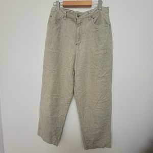 Vintage BILL BLASS cotton/linen pant
